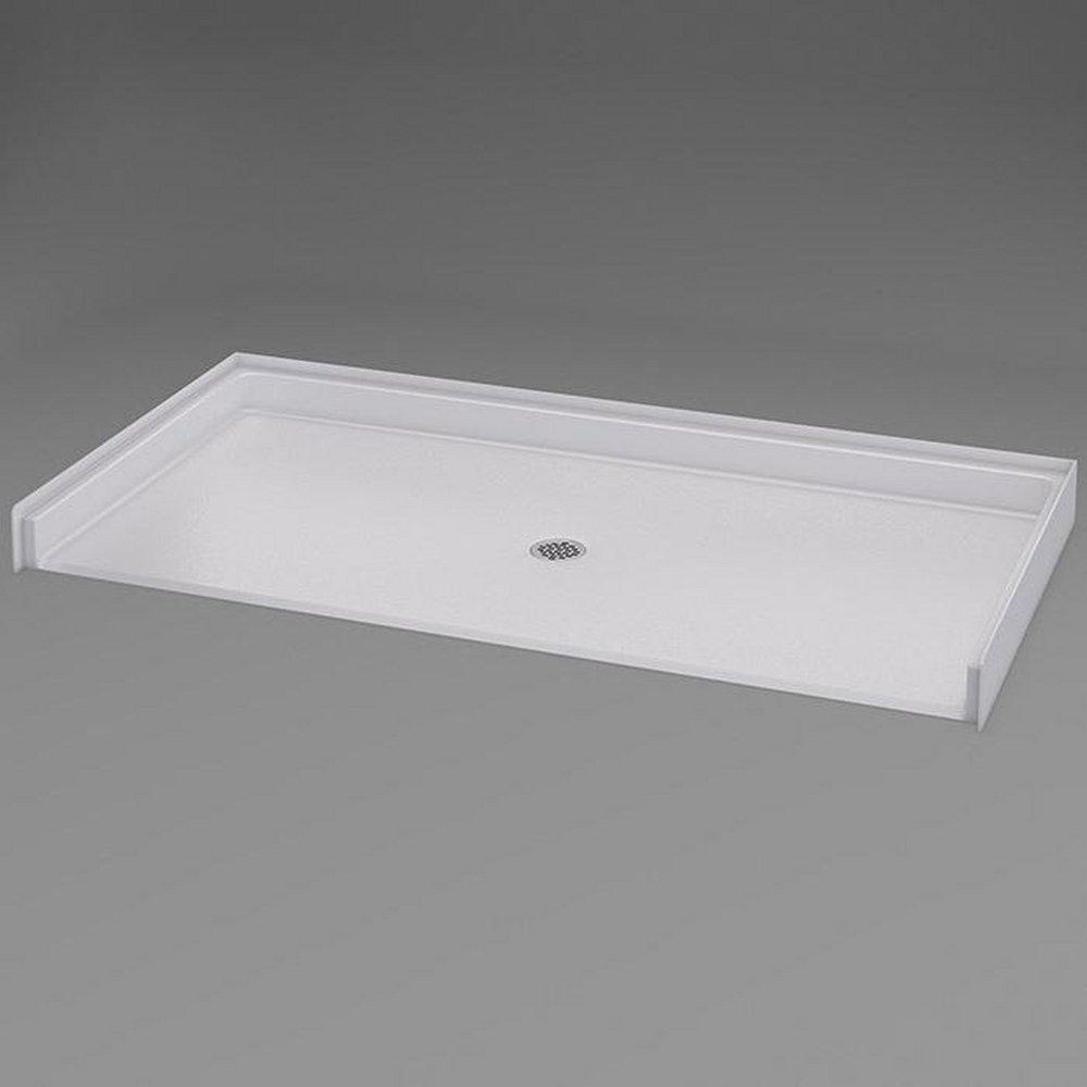 Accessibility Professionals White 62-7/16 x 32-1/4 in. Shower Base Center Drain 