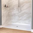 Accessibility Professionals White 62-7/16 x 32-1/4 in. Shower Base Center Drain 