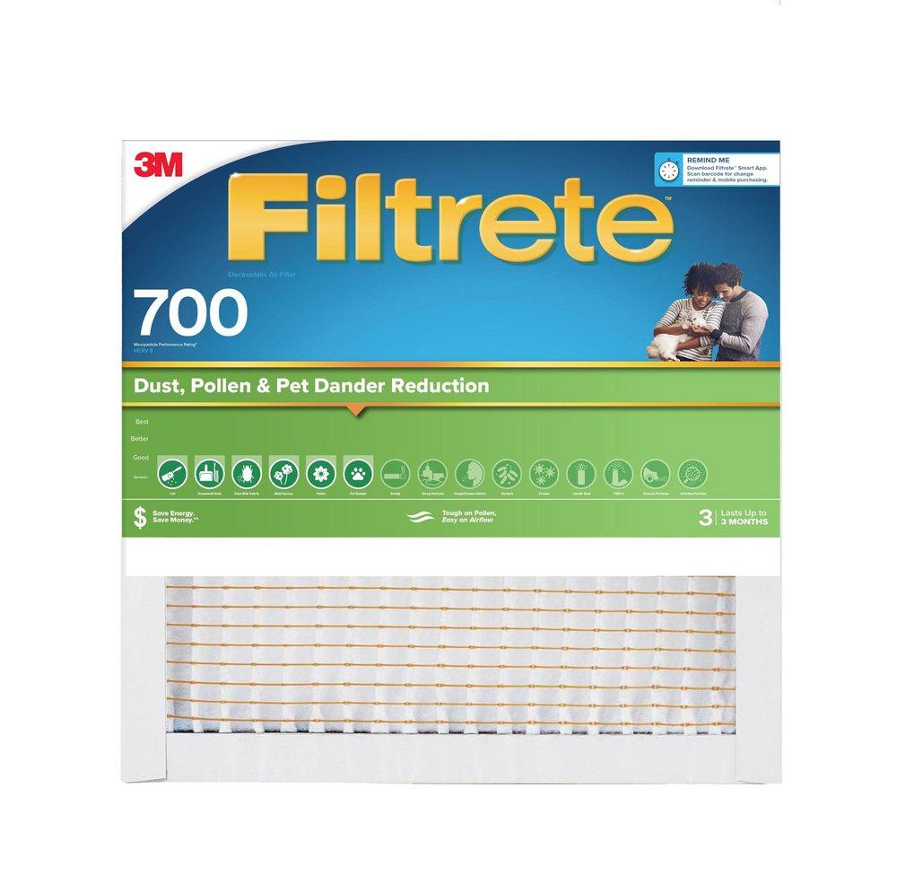 FILTRETE ELECTROSTATIC AIR FILTER 700 MPR 710-4 12X12X1 
