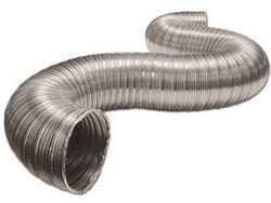 4 in. x 8 ft. Silver Uninsulated Flexible Air Duct