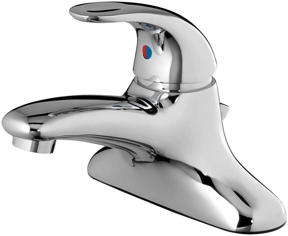 American Standard Polished Chrome Single Handle Lever Deck Mount Faucet 