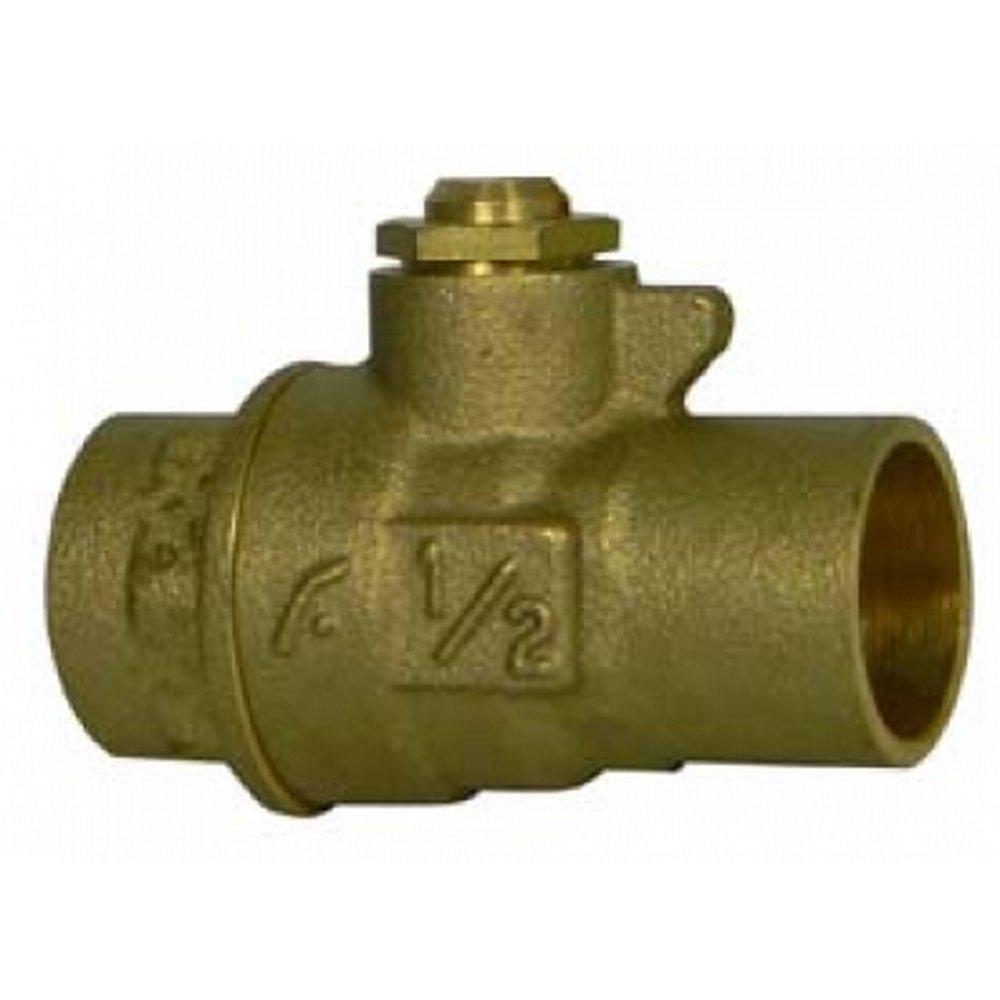 A.Y. McDonald Cast Brass Sweat Radiator Valve 