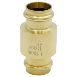 3/4 in. Brass Press Check Valve