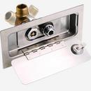 Jay R. Smith Chrome Plated Chrome Plated MNPT x GHT Wall Hydrant 