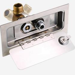 Chrome Plated 3/4 in. MNPT x GHT Wall Hydrant