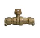 A.Y. McDonald Compression Water Service Brass Stop 