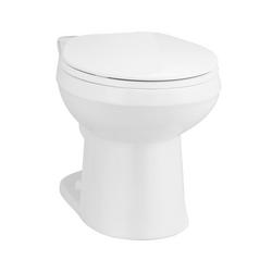 Round Toilet Bowl in White