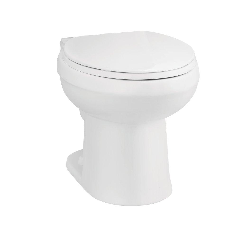 Elongated Toilet Bowl in White 