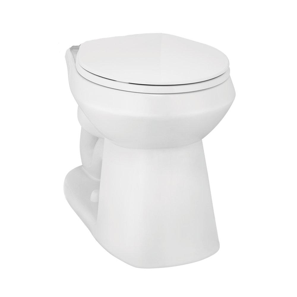Round Toilet Bowl in White 