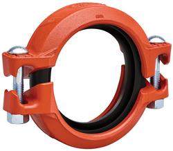 2-1/2 in. Orange Enamel Grooved Coupling