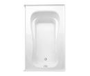 Aquatic White 60 x 37-1/4 in. Soaker Alcove Bathtub in White 