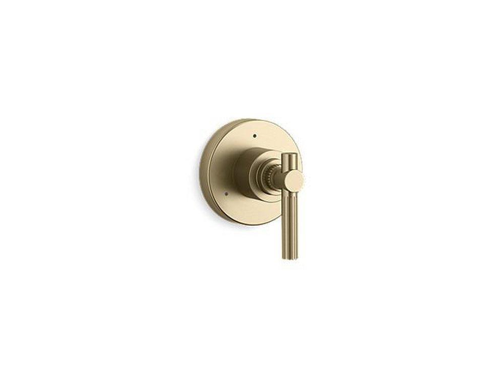 Kallista Brushed French Gold Single Handle Transfer & Diverter Valve Trim 