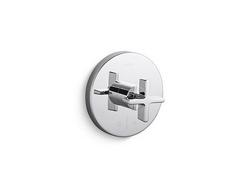 Single Handle Thermostatic Valve Trim in Brushed French Gold