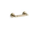 PINNA PALETTA TOILET PAPER HOLDER BRUSHED FRENCH GOLD FINISH 