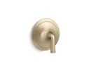 SCRIPT PRESSURE BALANCE LEVER HANDLE BRUSHED FRENCH GOLD FINISH 