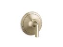 SCRIPT THERMOSTATIC TRIM LEVER HANDLE BRUSHED FRENCH GOLD FINISH 