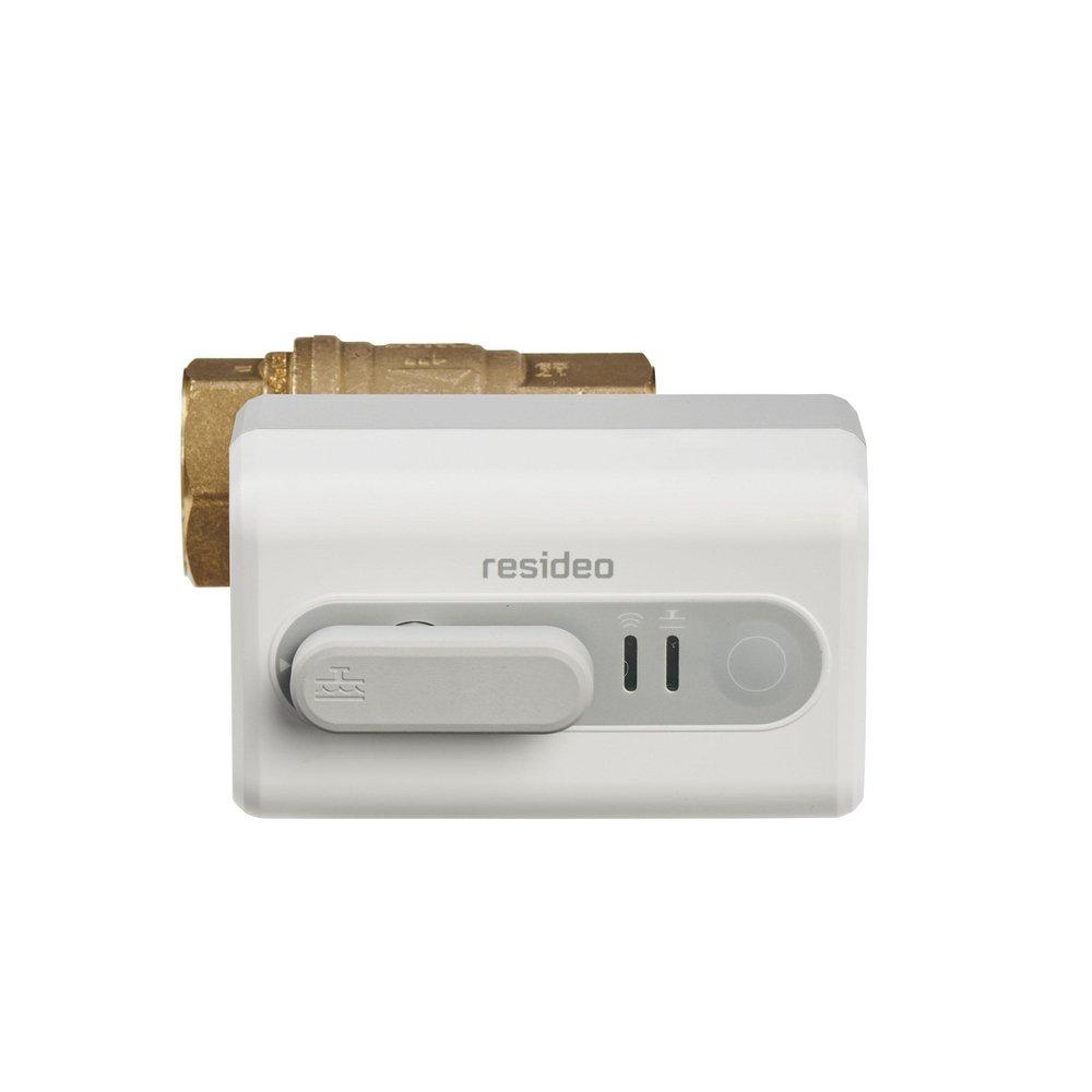 Resideo White Wi-Fi Actuator with NPT Ball Valve 