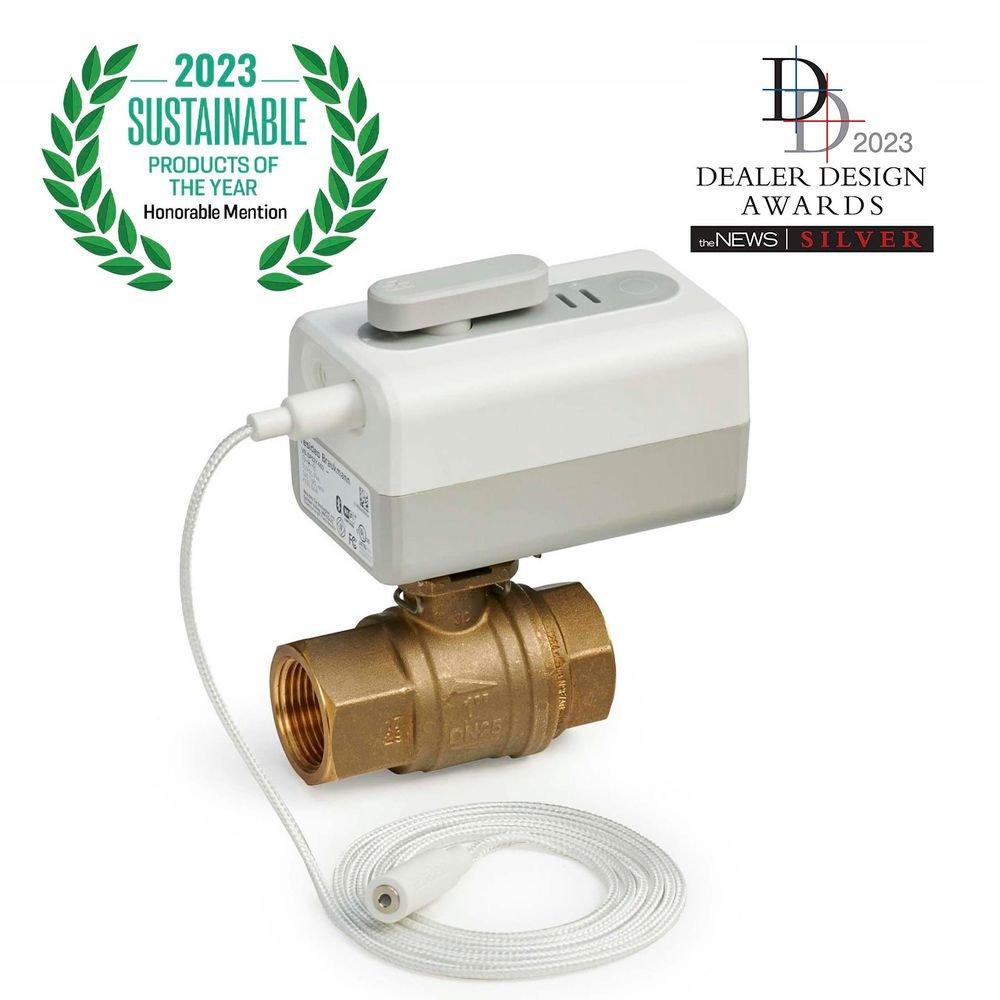 Resideo White Leak Detection, Potable Water and Shut Off Valve Leak Detector 