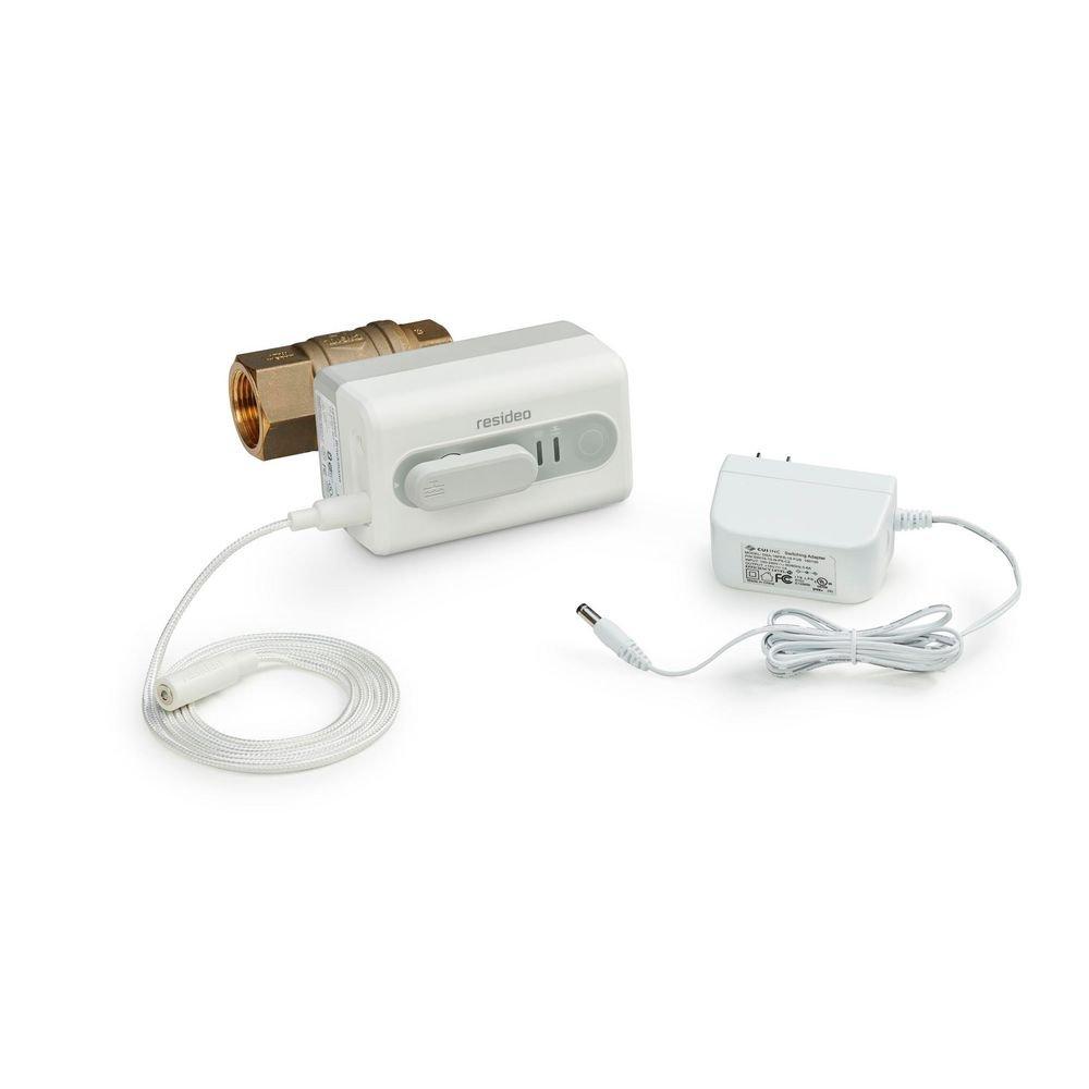 Resideo White Leak Detection, Potable Water and Shut Off Valve Leak Detector 