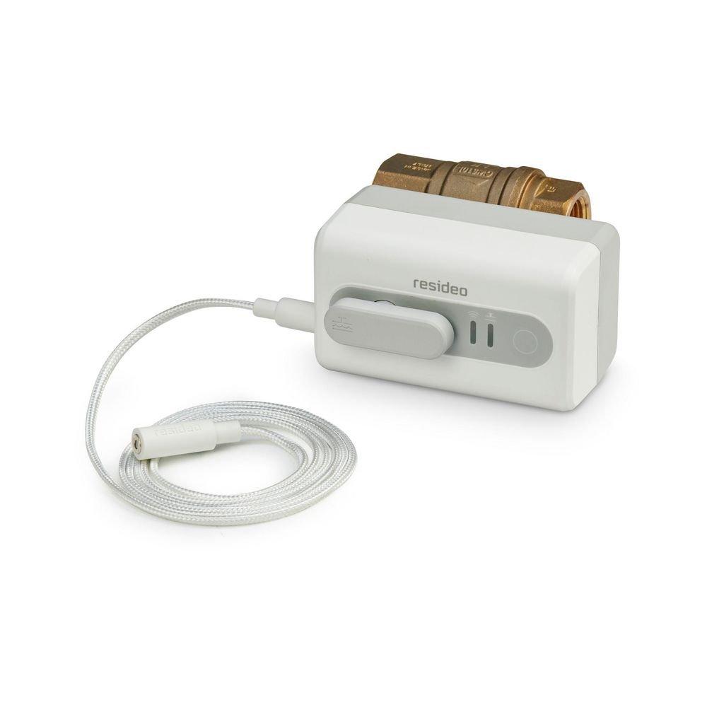 Resideo White Leak Detection, Potable Water and Shut Off Valve Leak Detector 