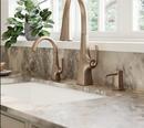 KOHLER Vibrant Brushed Bronze Single Handle Pull Down Kitchen Faucet 