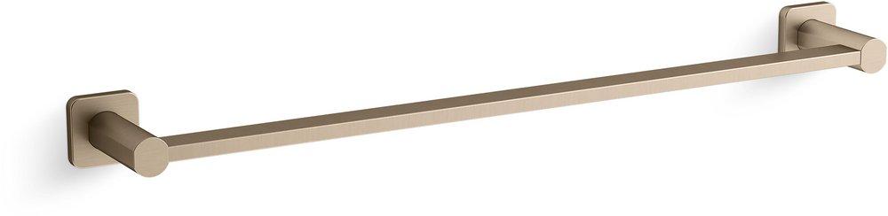 KOHLER Vibrant&reg; Brushed Bronze 24 in. Towel Bar 