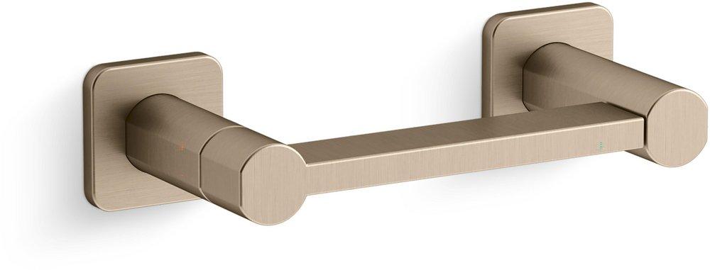 KOHLER Vibrant&reg; Brushed Bronze Wall Mount Toilet Tissue Holder 