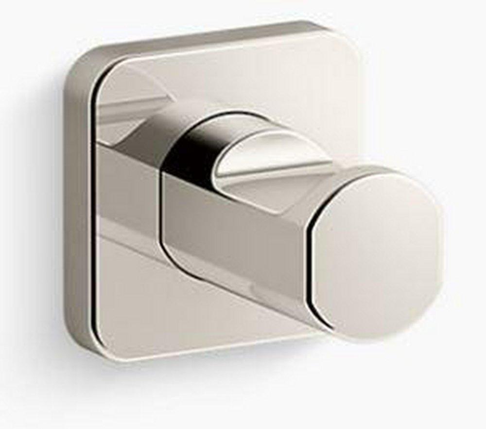 KOHLER Vibrant&reg; Polished Nickel 1-Hook Robe Hook 