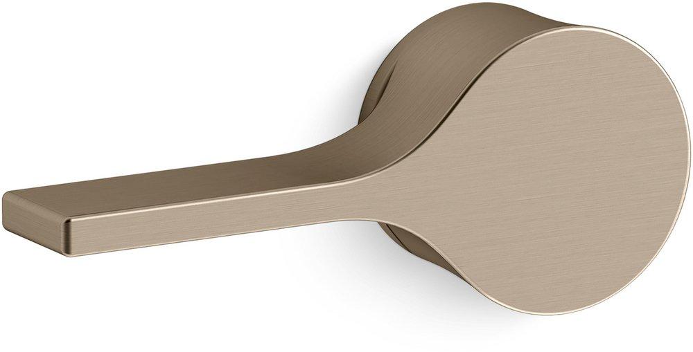 Left-Hand Trip Lever in Vibrant Brushed Bronze 