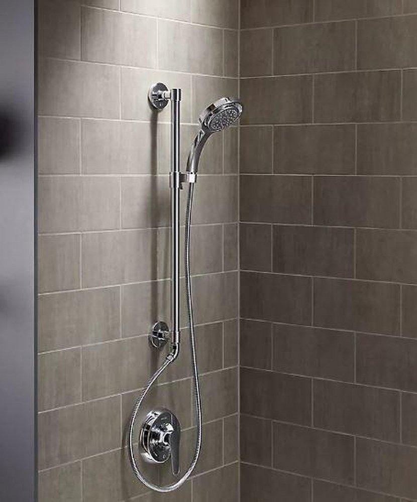 KOHLER Matte Black Shower Rail 