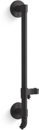 KOHLER Matte Black 18 in. Shower Rail 