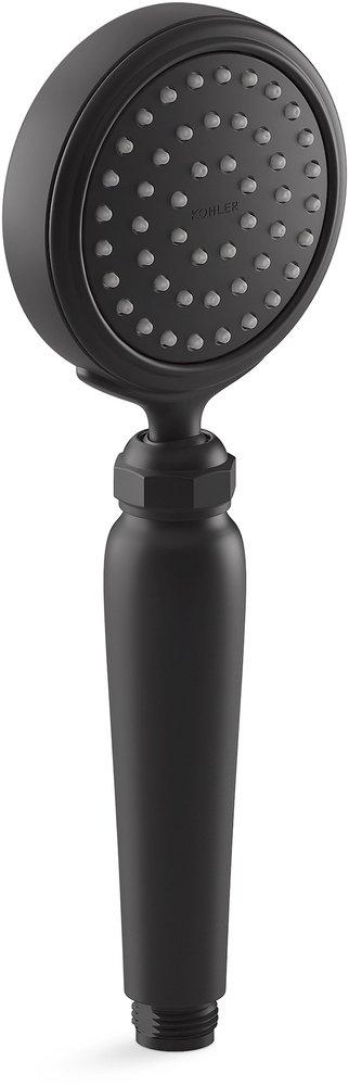 KOHLER Matte Black Single Function Hand Shower 