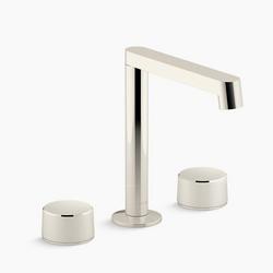 Two Handle Widespread Bathroom Sink Faucet in Vibrant® Polished Nickel (Handles Sold Separately)