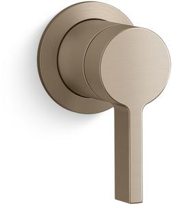 Wall-Mount Baucet  Handle - Lever in Vibrant Brushed Bronze