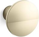 1.5 in. Mushroom Cabinet Knob in French Gold 