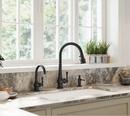 KOHLER Matte Black Single Handle Pull Down Kitchen Faucet with Three-Function Spray, Magnetic Docking and Sweep Spray Technology 