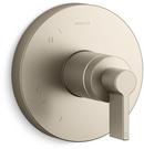 Single Handle Pressure Balancing Valve Trim in Vibrant® Brushed Bronze