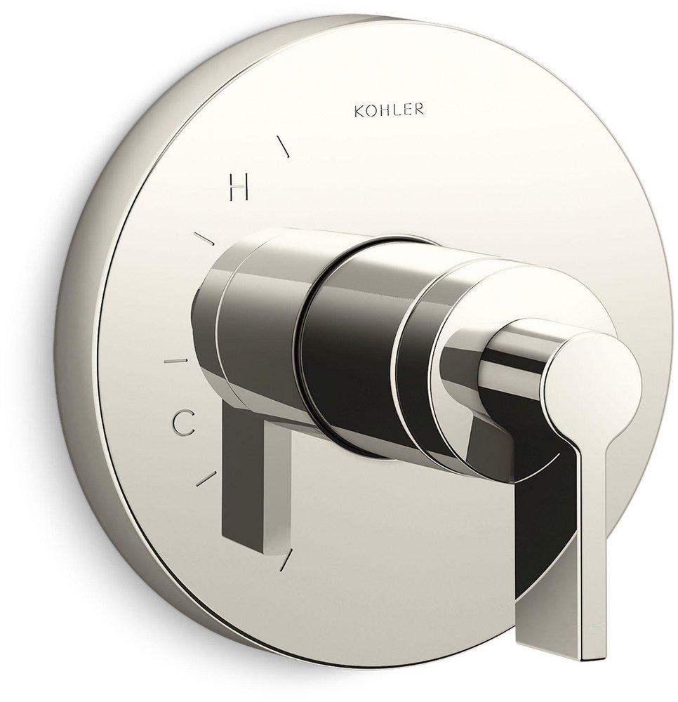 KOHLER Vibrant&reg; Polished Nickel Single Handle Pressure Balancing Valve Trim 
