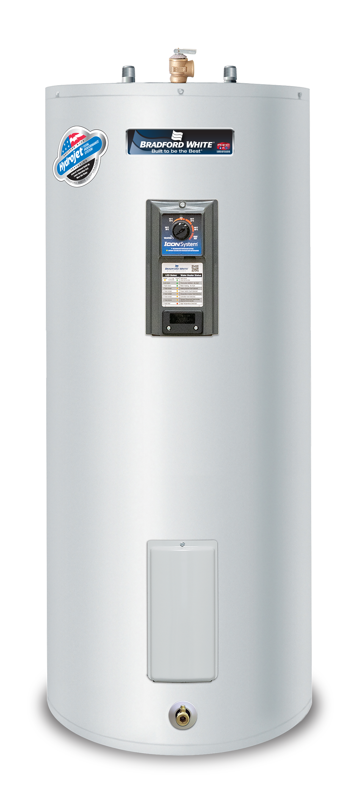 Bradford White Tall 4500W 2-Element Residential Electric Water Heater 