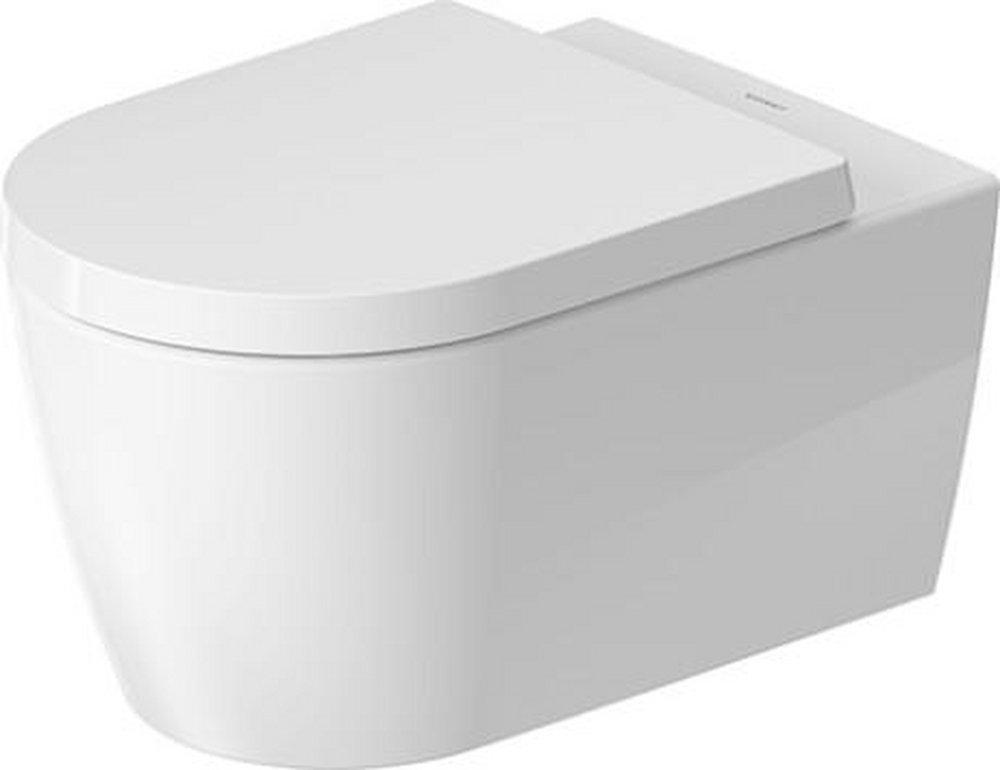 Duravit White/Glaze Dual Flush Elongated Toilet Bowl 
