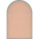 FAIZA ARCHED FRAMELESS ALL GLASS WALL MIRROR 