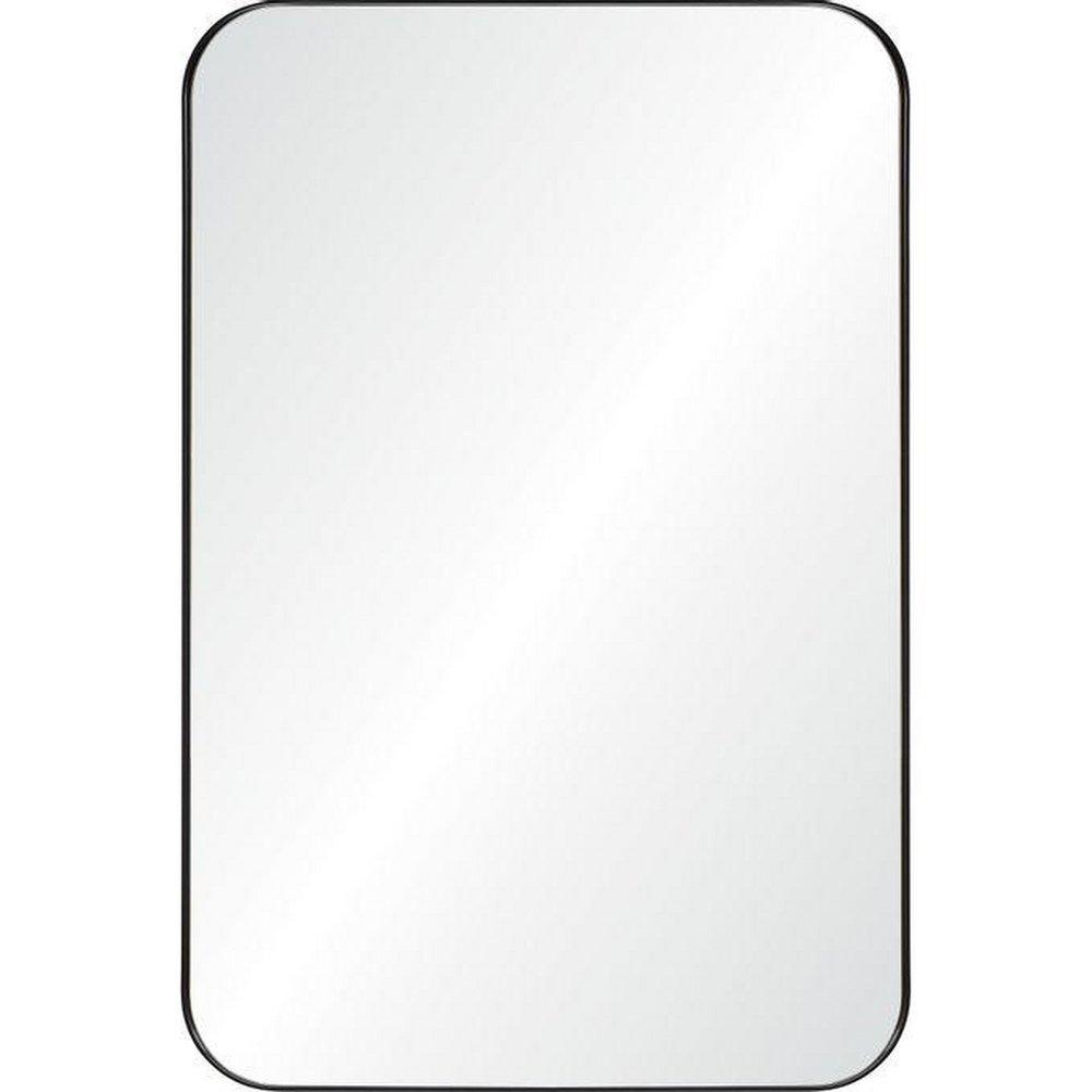 GLENCOE 24X36 RECTANGULAR IRON BLACK FRAMED WALL MIRROR 