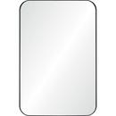 GLENCOE 24X36 RECTANGULAR IRON BLACK FRAMED WALL MIRROR 