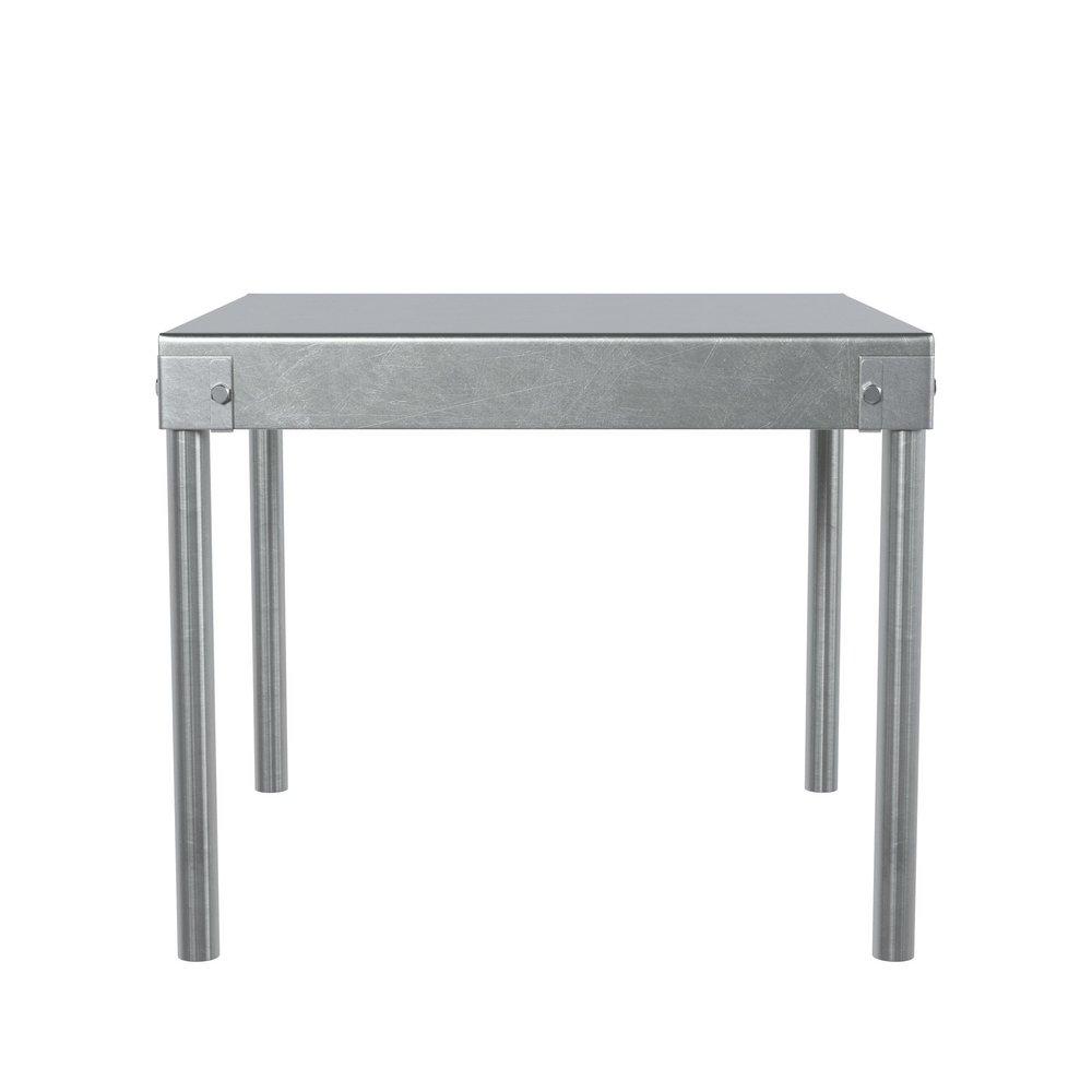 Jones Stephens Silver Galvanized Water Heater Support Stand 