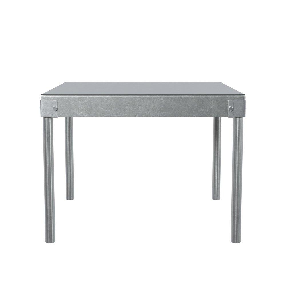Jones Stephens Silver Galvanized Water Heater Support Stand 
