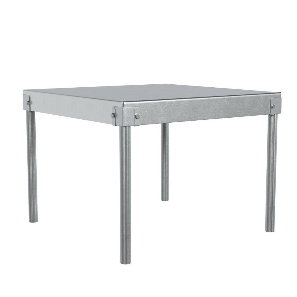 24IN SQUARE X 18IN HIGH GALVANIZED WATER HEATER STAND 