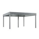 34IN SQUARE X 18IN HIGH GALVANIZED WATER HEATER STAND 