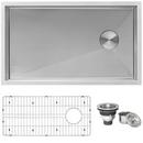 Ruvati 27 x 19 in. No Hole Single Bowl Undermount Kitchen Sink 
