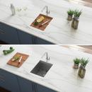 13 x 15 in. No Hole Undermount Bar Sink in Stainless Steel 