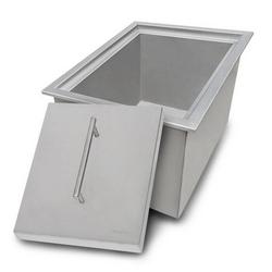 15 in. Stainless Steel Outdoor Ice Chest Sink in Brushed